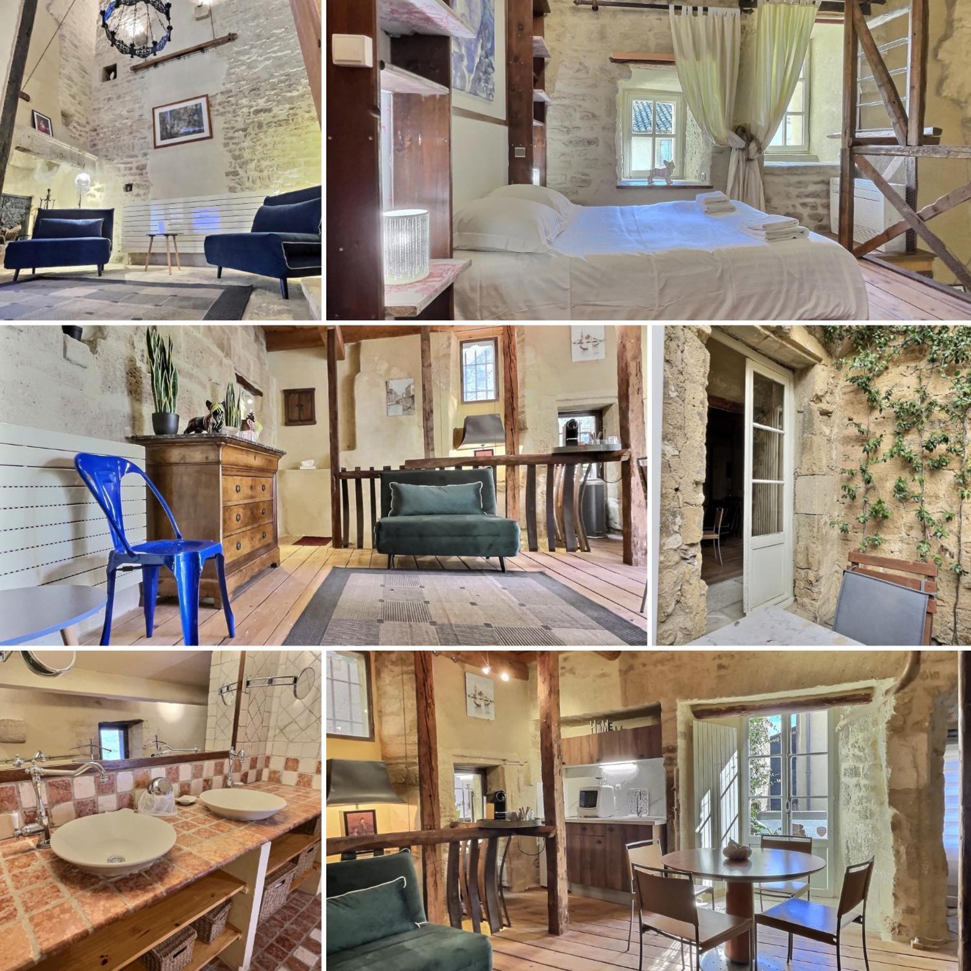 Chez Lydia - Loft Cosy, Depart Canoe A Pied, Proche Pont-Du-Gard Et Uzes Remoulins Dış mekan fotoğraf